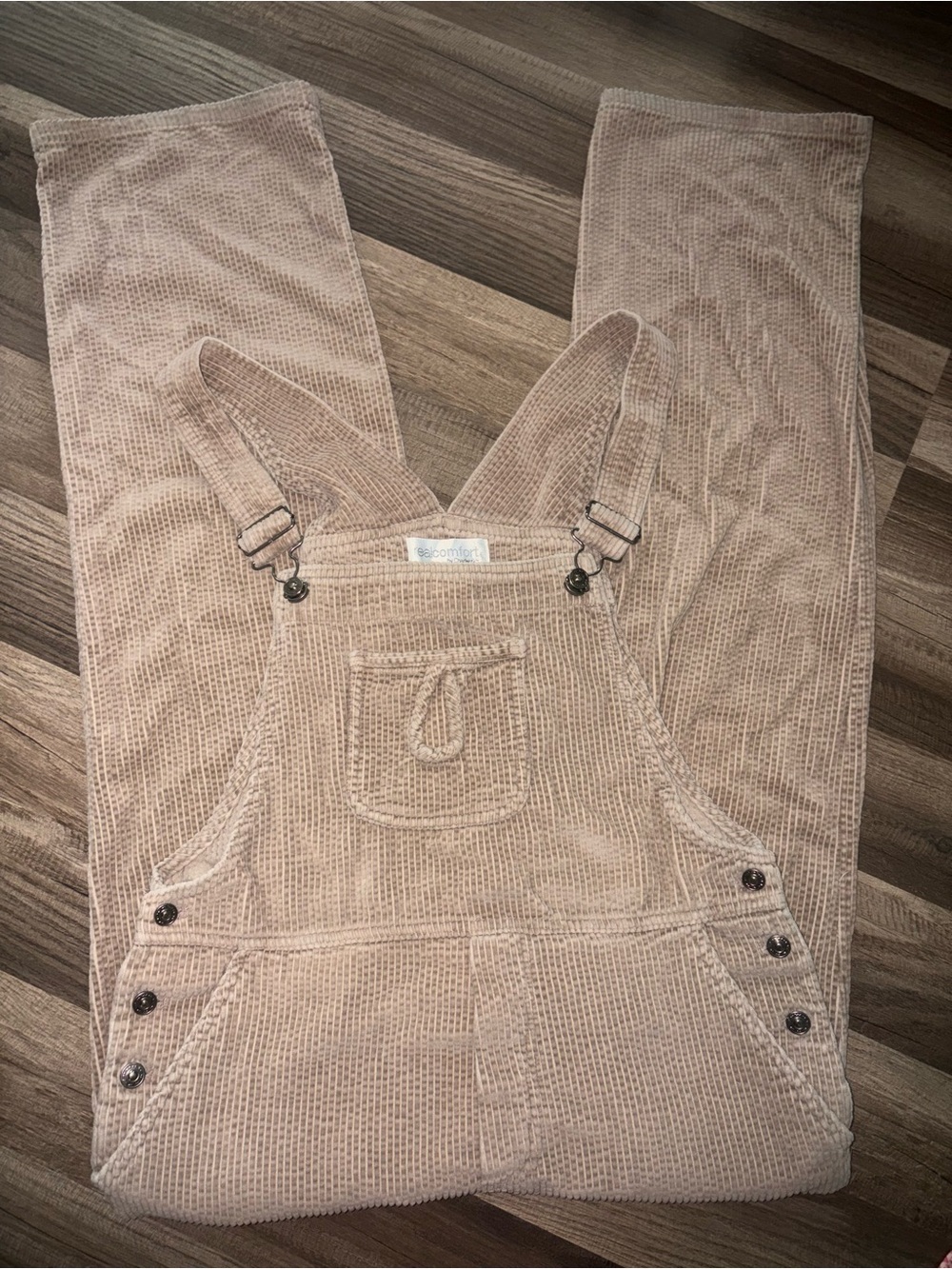 Vintage Real Comfort by Chadwick's Tan Corduroy Overalls Size 4